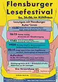 Plakat Flensburger Lesefestival Plakat Flensburger Lesefestival
